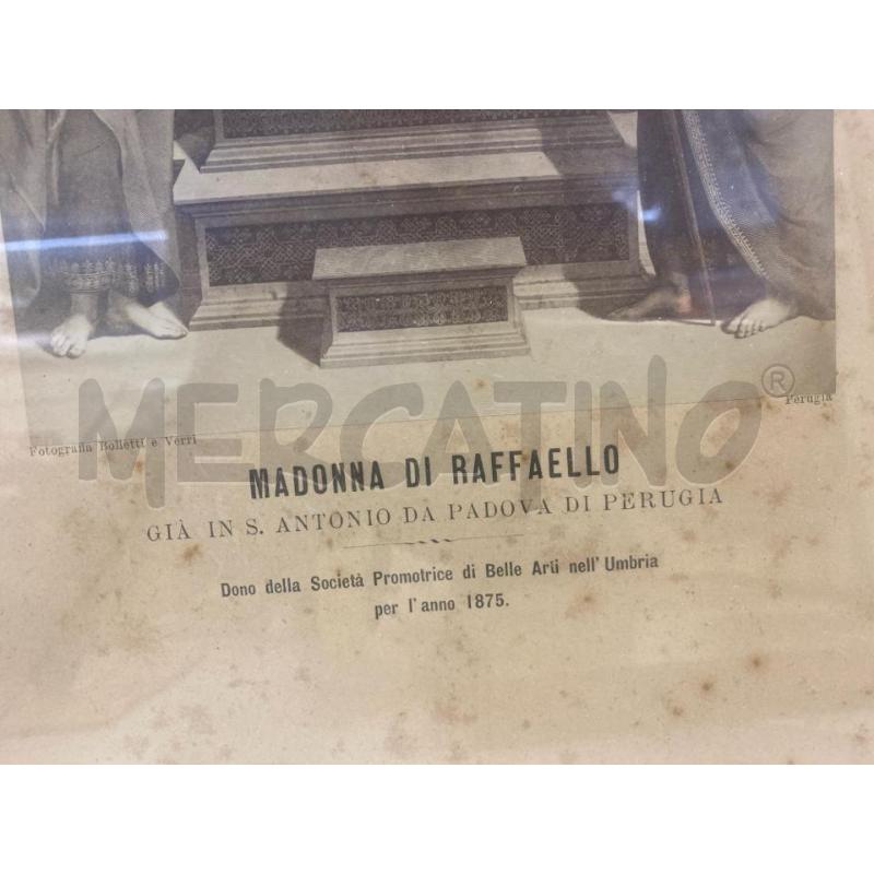 QUADRO STAMPA MADONNA DEL RAFFAELLO | Mercatino dell'Usato Montesilvano 2