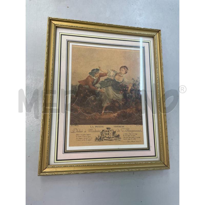 QUADRO STAMPINA FRANCESE | Mercatino dell'Usato Montesilvano 1