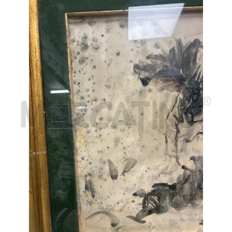 QUADRO SU CARTA A FIRMA ANTONIO ASTURI 60X40 | Mercatino dell'Usato Montesilvano 2