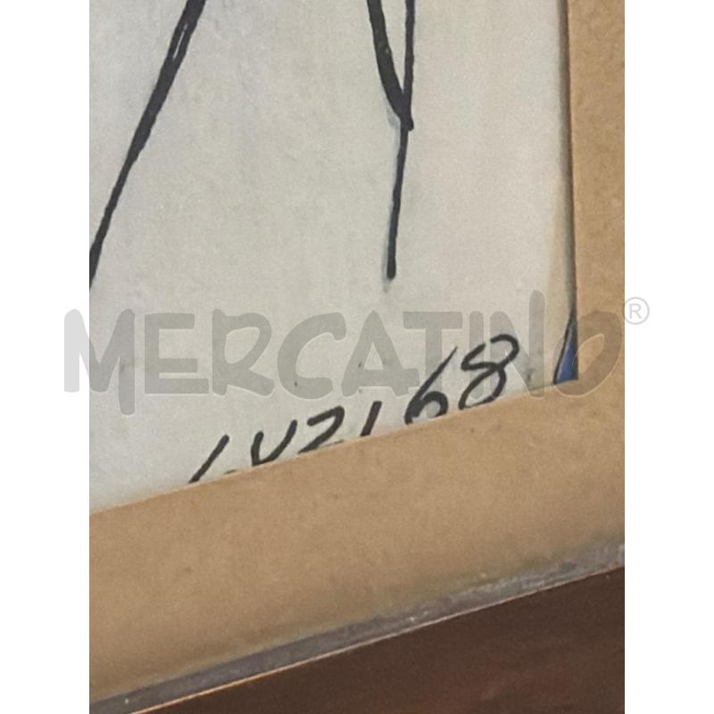 QUADRO SU CARTE A FIRMA LUZI '68  42X60CM | Mercatino dell'Usato Montesilvano 2