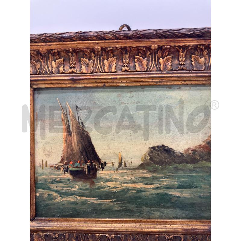 QUADRO SU TAVOLETTA 22 X 16 BARCA | Mercatino dell'Usato Montesilvano 2