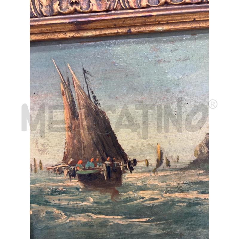 QUADRO SU TAVOLETTA 22 X 16 BARCA | Mercatino dell'Usato Montesilvano 3