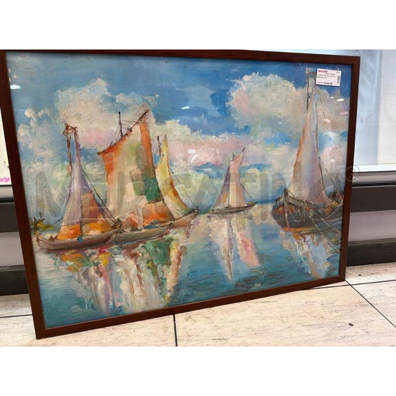 QUADRO TECNICA MISTA BARCHE LP83 | Mercatino dell'Usato Montesilvano 1