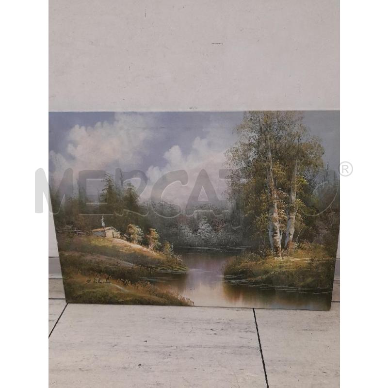 QUADRO TELA PAESAGGIO S.PALUSTRO | Mercatino dell'Usato Montesilvano 1