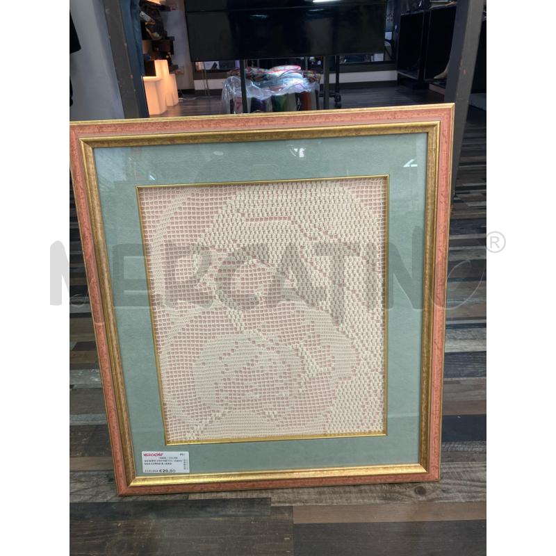 QUADRO UNCINETTO MADONNA CORNICE VERDE | Mercatino dell'Usato Montesilvano 1
