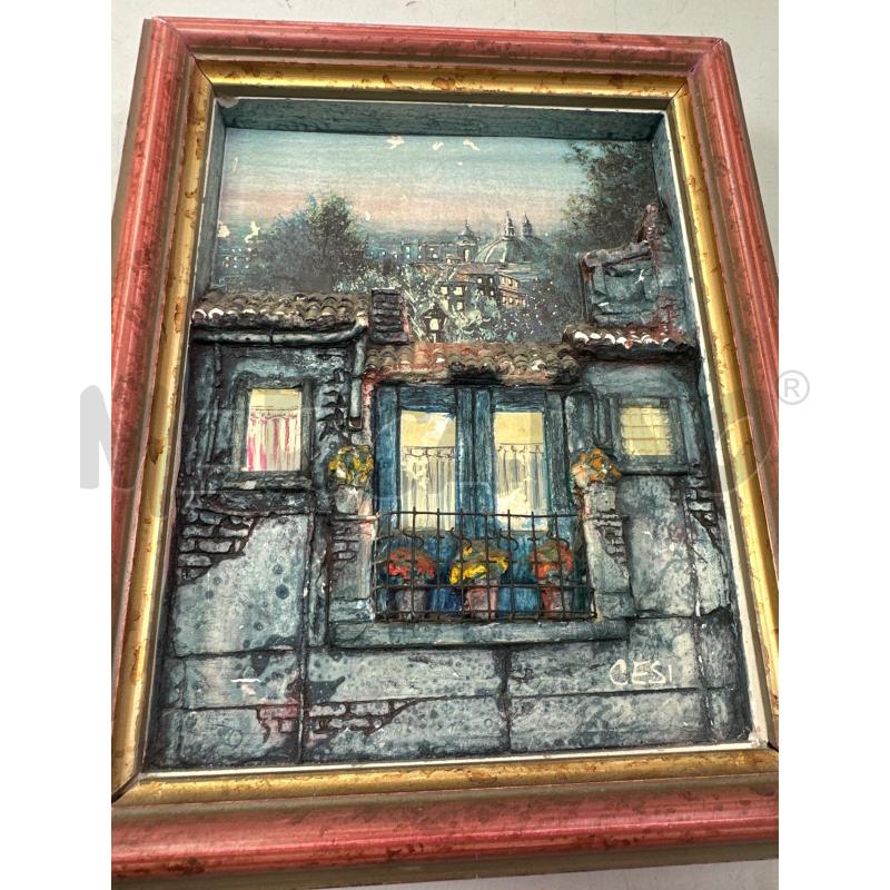 QUADRO VEDUTA BALCONE IN RILIEVO  | Mercatino dell'Usato Montesilvano 2