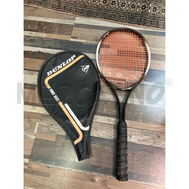 RACCHETTA TENNIS DUNLOP NERA ARANCIONE | Mercatino dell'Usato Montesilvano 1