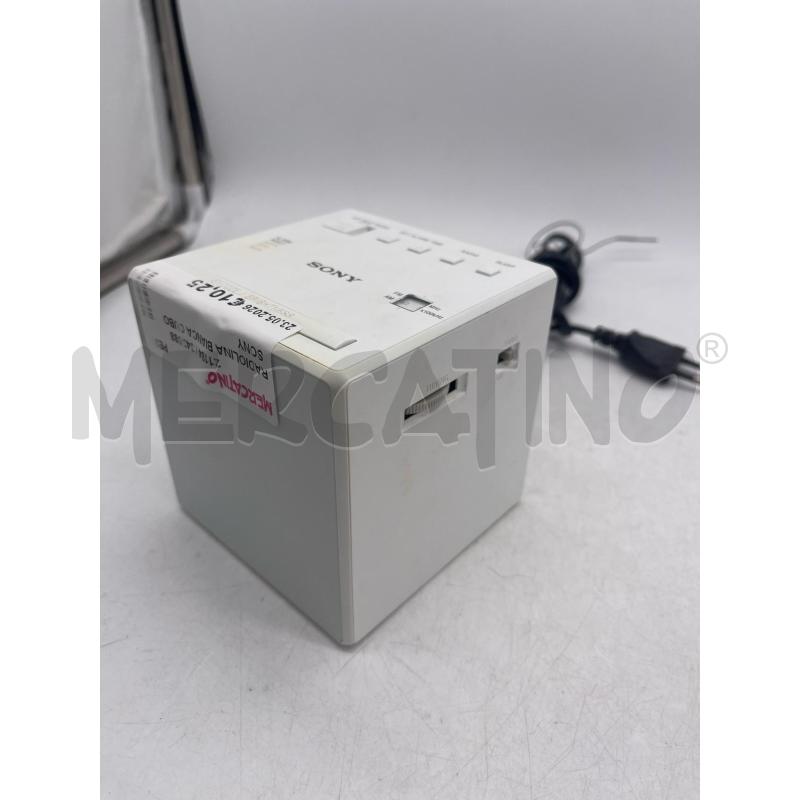 RADIOLINA BIANCA CUBO SONY | Mercatino dell'Usato Montesilvano 1