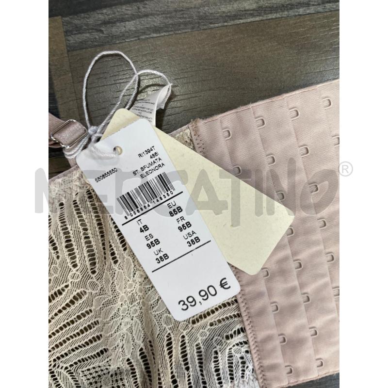 REGGISENO INTIMISSIMI PIZZO BIANCO GIALLO ROSA | Mercatino dell'Usato Montesilvano 2