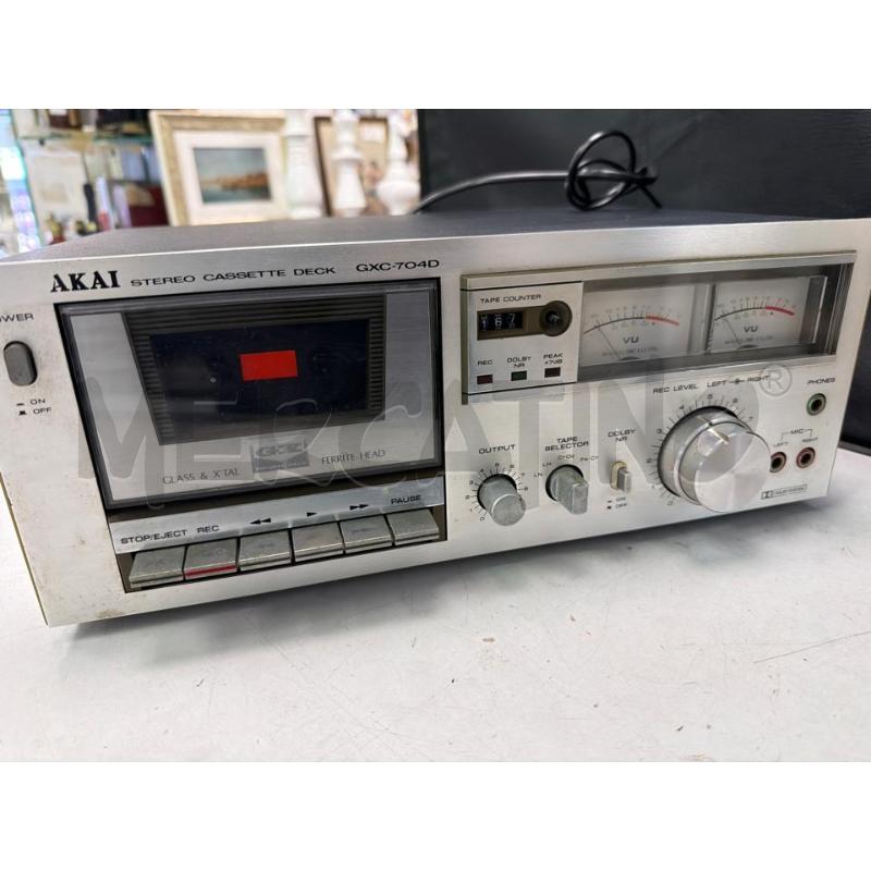 REGISTRATORE AKAI CASSETTE GXC-704D | Mercatino dell'Usato Montesilvano 1