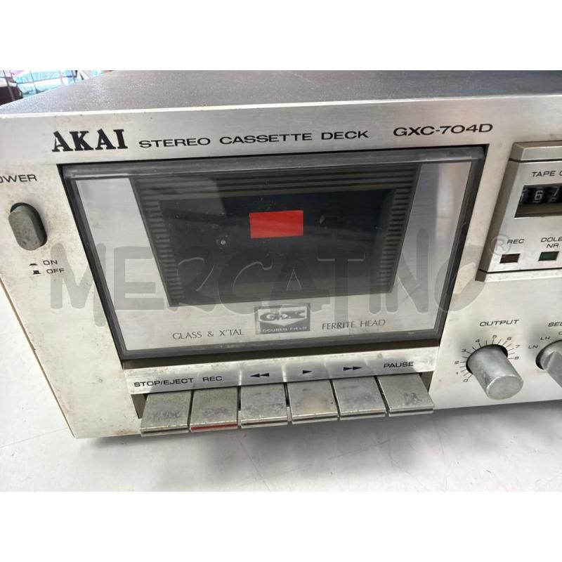 REGISTRATORE AKAI CASSETTE GXC-704D | Mercatino dell'Usato Montesilvano 2