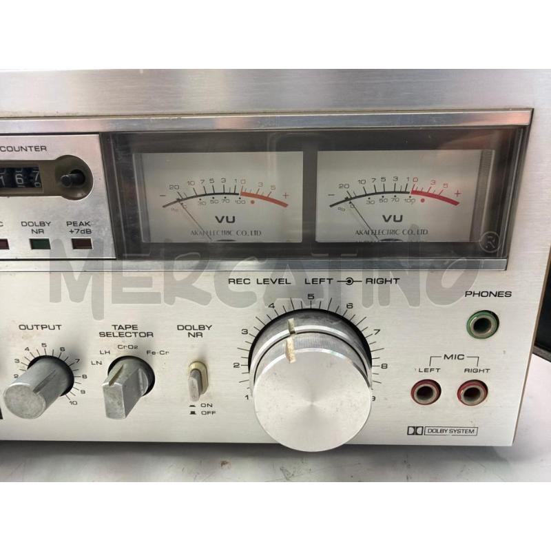 REGISTRATORE AKAI CASSETTE GXC-704D | Mercatino dell'Usato Montesilvano 3
