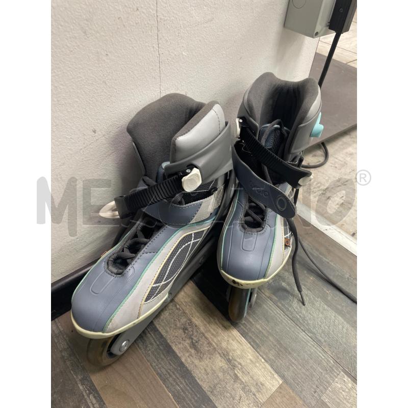 ROLLER OXELO GRIGIO CELESTE TG 39.5 | Mercatino dell'Usato Montesilvano 2