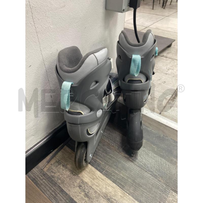 ROLLER OXELO GRIGIO CELESTE TG 39.5 | Mercatino dell'Usato Montesilvano 3