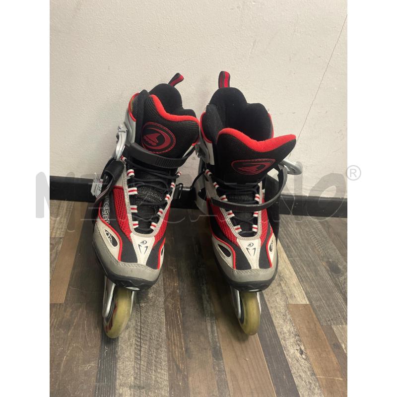 ROLLER SPARK GRIGI ROSSI BIANCHI N 41 | Mercatino dell'Usato Montesilvano 2