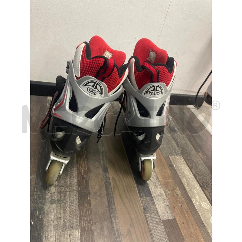 ROLLER SPARK GRIGI ROSSI BIANCHI N 41 | Mercatino dell'Usato Montesilvano 3
