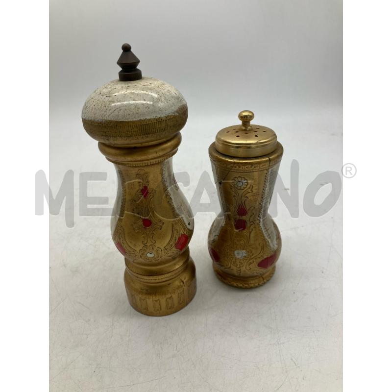 SALE E PEPE DORATO FIORI ROSSI | Mercatino dell'Usato Montesilvano 1