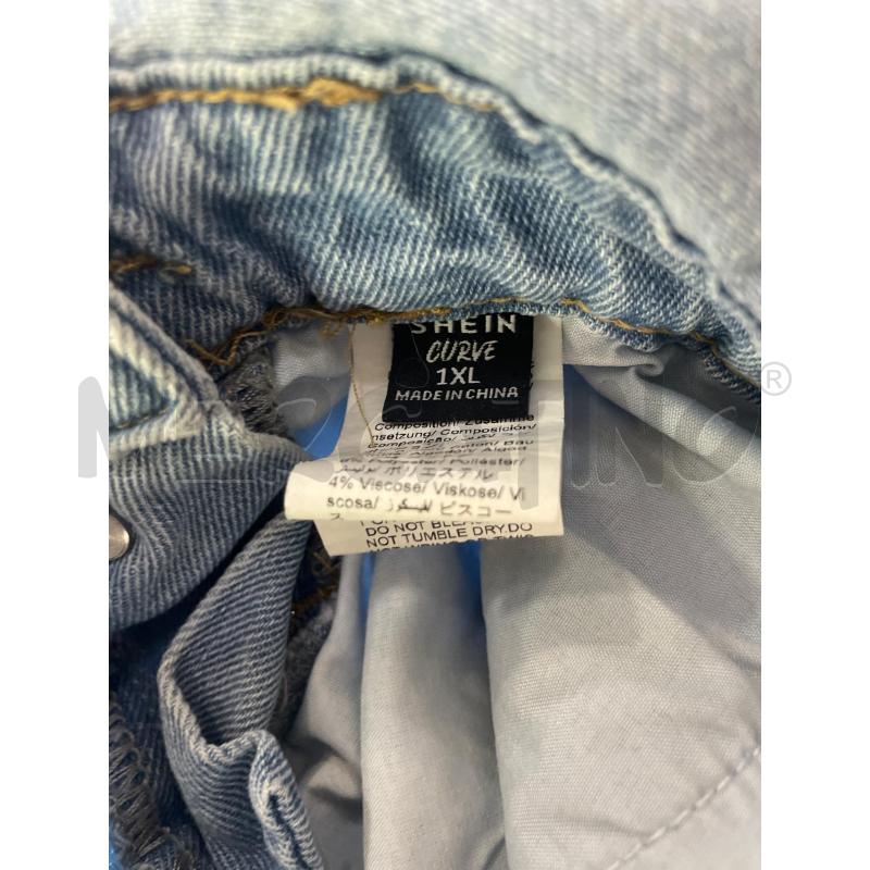 SALOPETTE DENIM PANTALONCINO CORTO TG GRANDE | Mercatino dell'Usato Montesilvano 3