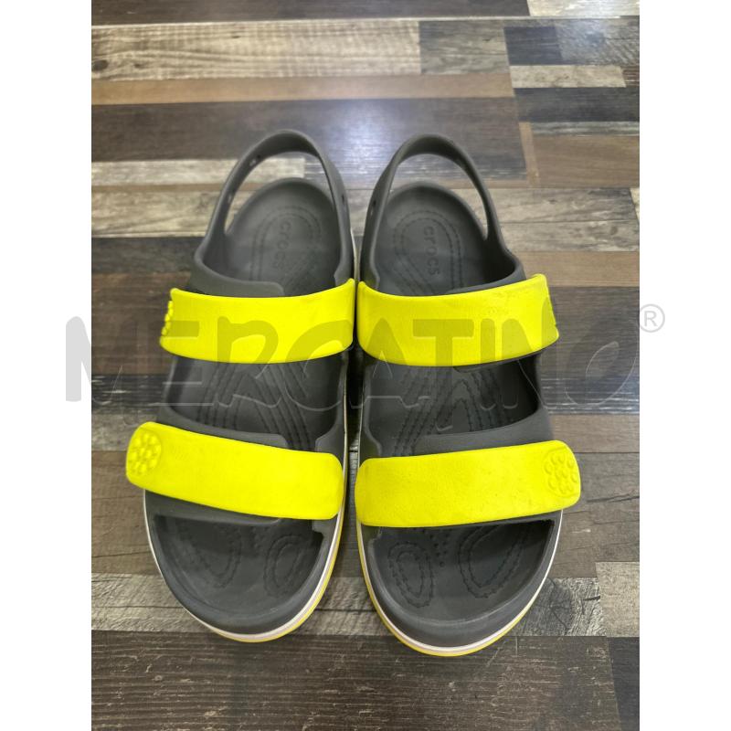 SANDALI BAMBINO CROCS GRIGI GIALLI | Mercatino dell'Usato Montesilvano 2