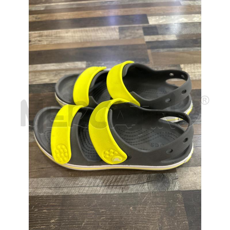 SANDALI BAMBINO CROCS GRIGI GIALLI | Mercatino dell'Usato Montesilvano 3