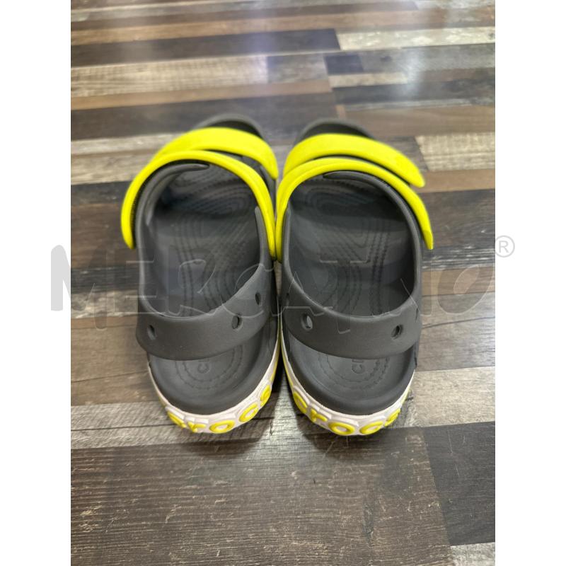 SANDALI BAMBINO CROCS GRIGI GIALLI | Mercatino dell'Usato Montesilvano 4