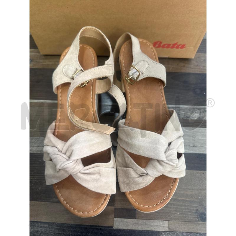 SANDALI DONNA BATA BEIGE NODO  | Mercatino dell'Usato Montesilvano 3