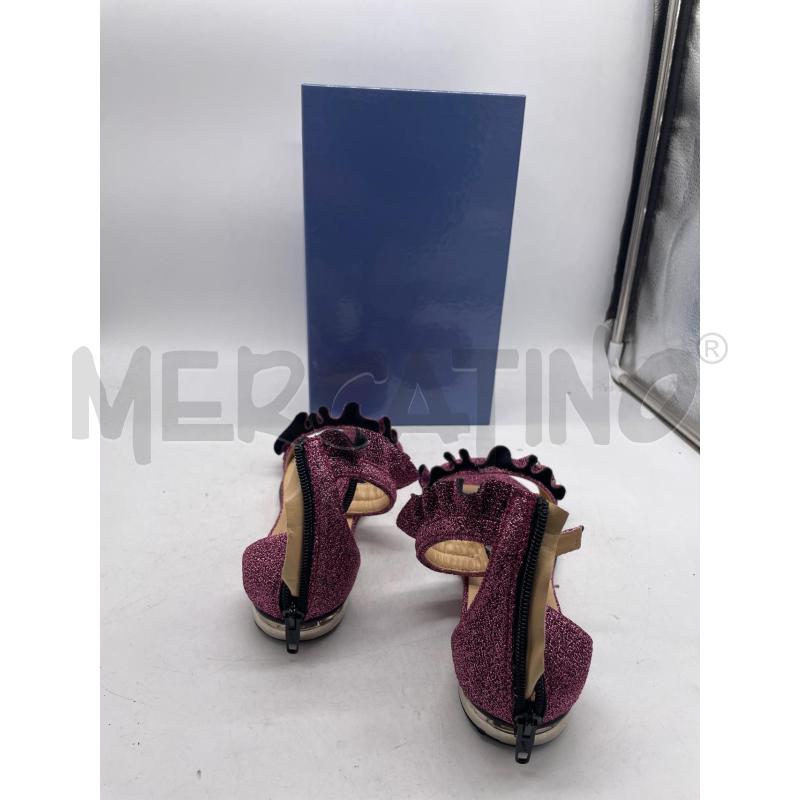 SANDALI DONNA NAPOLEONI FUXIA LAME VOLANT | Mercatino dell'Usato Montesilvano 3