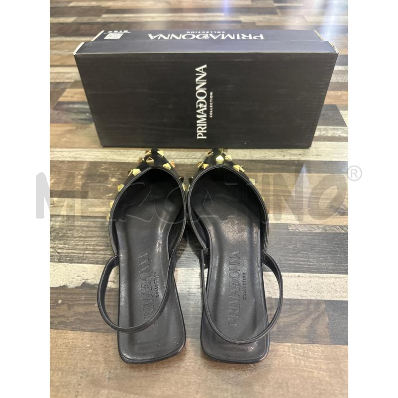SANDALI DONNA PRIMADONNA NERI ORO | Mercatino dell'Usato Montesilvano 3