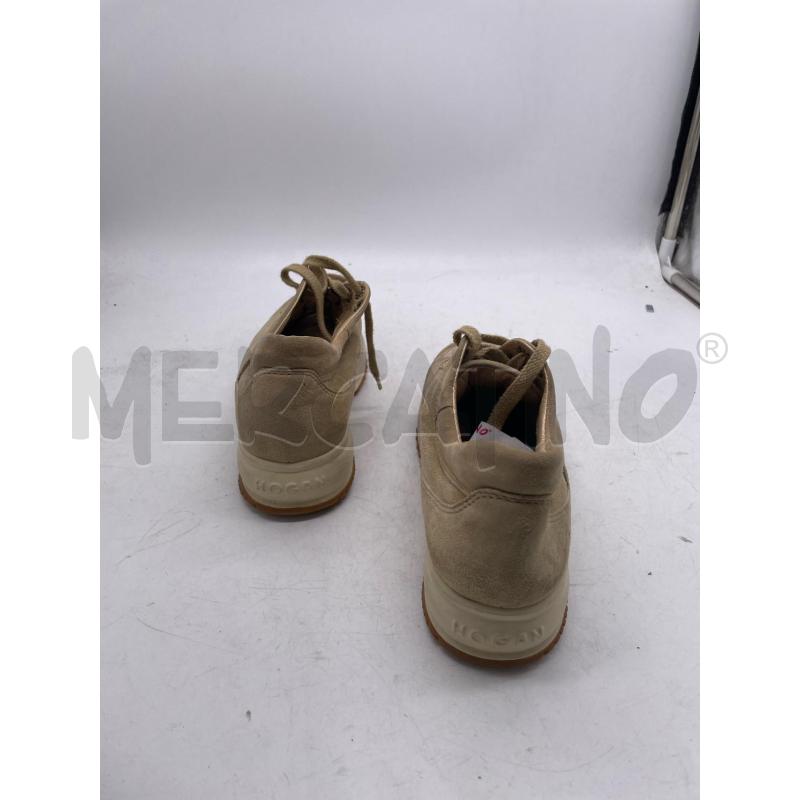 SCARPE BAMBINA HOGAN BEIGE LOGO PAILLETTES  | Mercatino dell'Usato Montesilvano 3