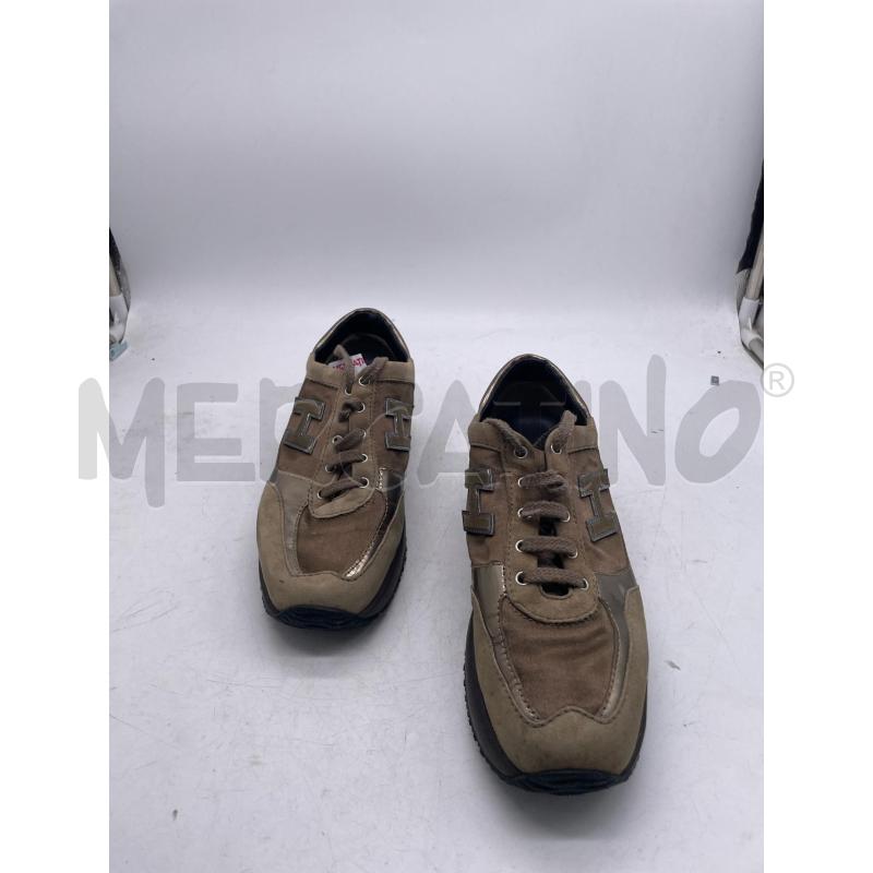 SCARPE BAMBINA HOGAN BEIGE LOGO PAILLETTES | Mercatino dell'Usato Montesilvano 2
