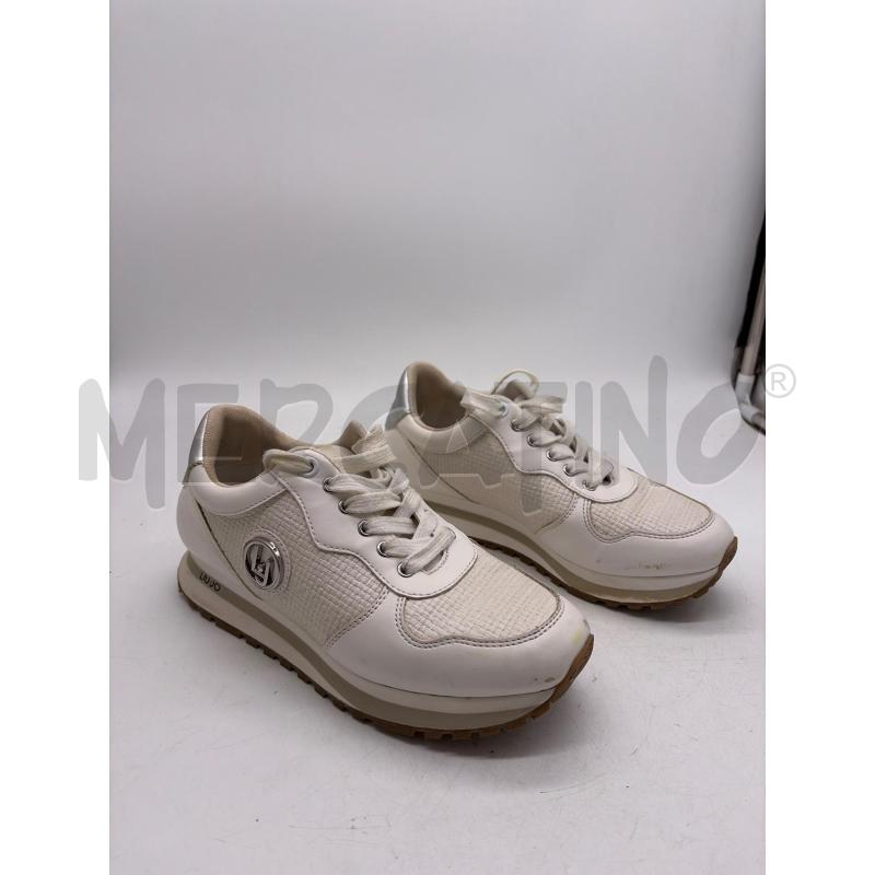 SCARPE BAMBINA LIU JO BIANCHE DETT ARGENTATE | Mercatino dell'Usato Montesilvano 1