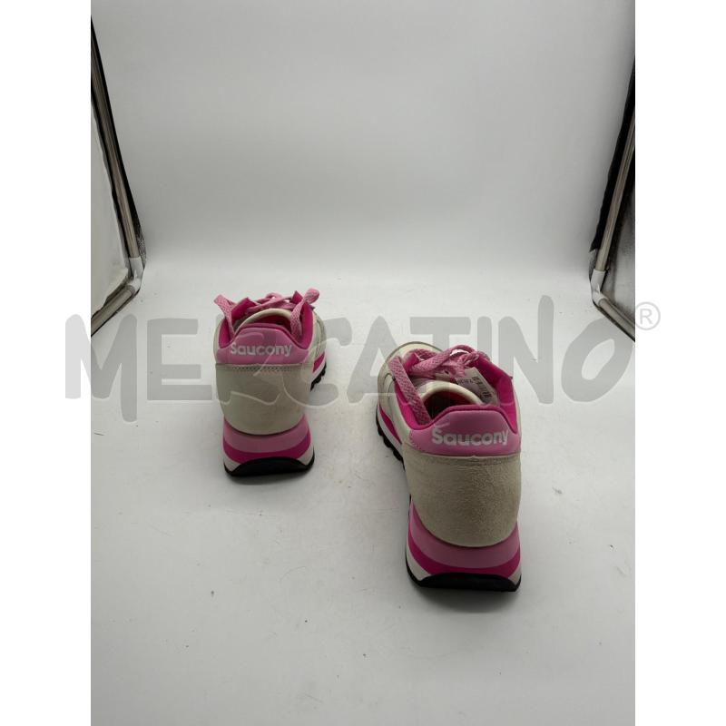 SCARPE BAMBINA SAUCONY BIANCHE DETT ARGENTATI LACCI ROSA | Mercatino dell'Usato Montesilvano 3