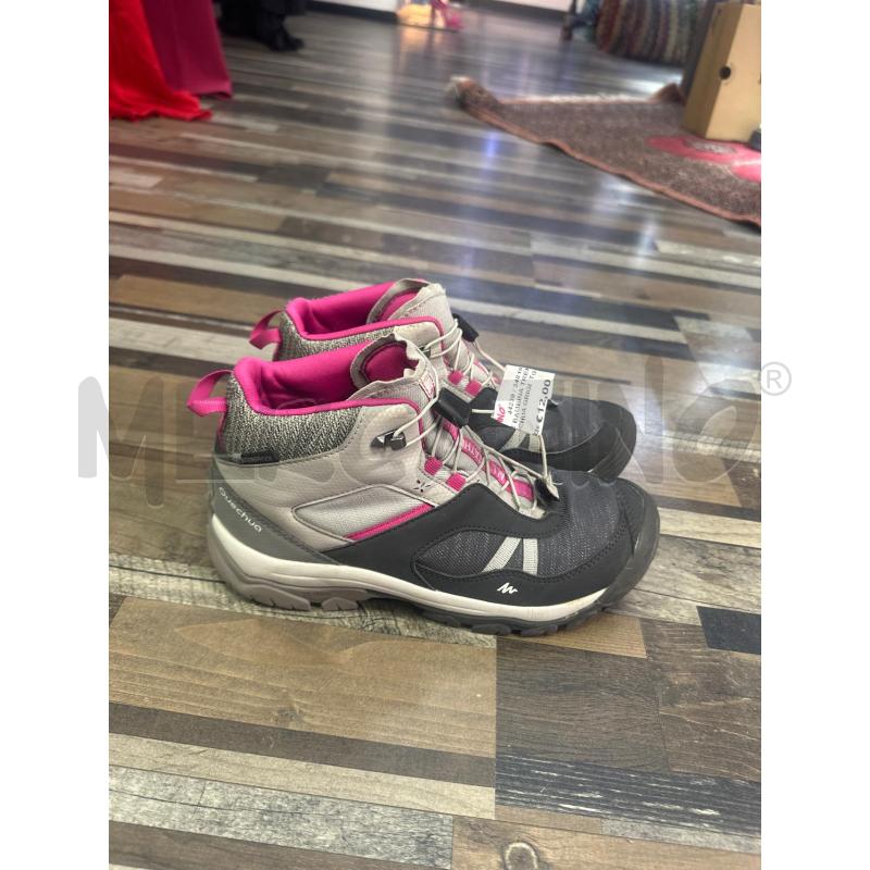 SCARPE BAMBINA TREKKING QUECHUA GRIGIE FUKSIA | Mercatino dell'Usato Montesilvano 1