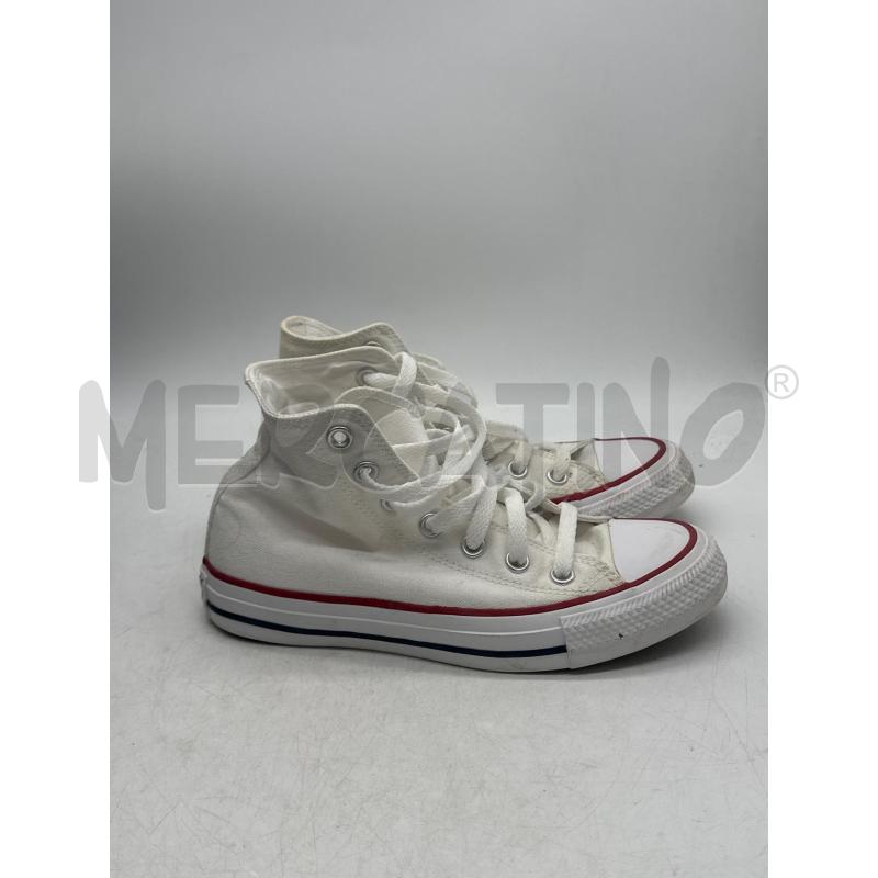 SCARPE BAMBINO CONVERSE BIANCHE ALTE | Mercatino dell'Usato Montesilvano 1