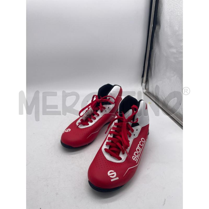 SCARPE BAMBINO GO KART SPARCO ROSSE BIANCHE | Mercatino dell'Usato Montesilvano 1