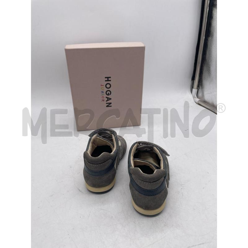 SCARPE BAMBINO NEONATO HOGAN STRAPPO GRIGIE BIANCHE | Mercatino dell'Usato Montesilvano 3
