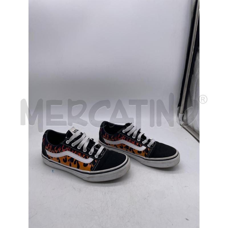 SCARPE BAMBINO VANS NERE FIAMME ROSSE | Mercatino dell'Usato Montesilvano 1