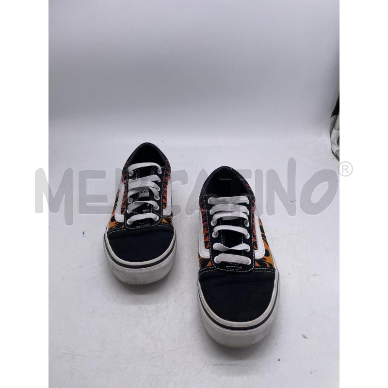 SCARPE BAMBINO VANS NERE FIAMME ROSSE | Mercatino dell'Usato Montesilvano 2