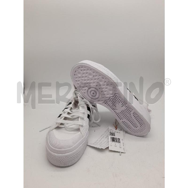 SCARPE DONNA ADIDAS NIZZA PLATFORM BIANCHE BANDE NERE | Mercatino dell'Usato Montesilvano 2