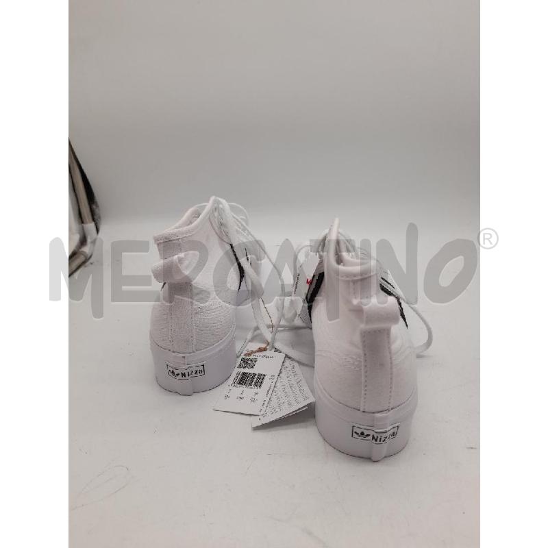SCARPE DONNA ADIDAS NIZZA PLATFORM BIANCHE BANDE NERE | Mercatino dell'Usato Montesilvano 3