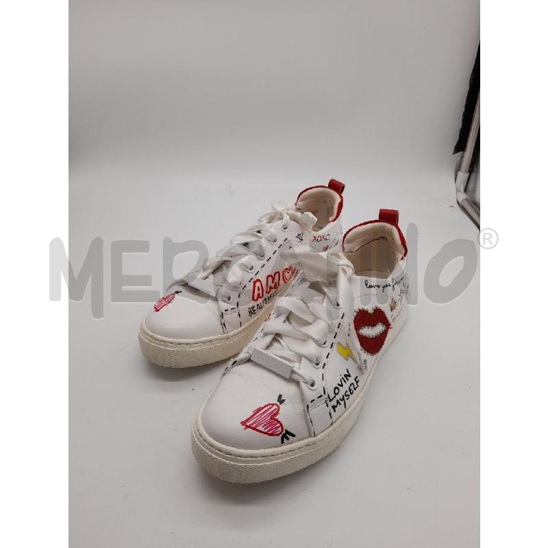 SCARPE DONNA ALDO BIANCHE BACI LACCI | Mercatino dell'Usato Montesilvano 1