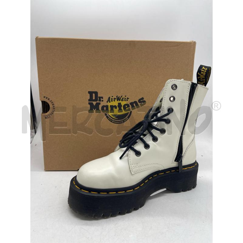 SCARPE DONNA ANFIBIO BIANCO DR. MARTENS N 37 | Mercatino dell'Usato Montesilvano 1