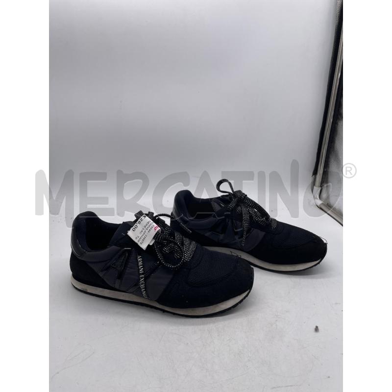 SCARPE DONNA ARMANI EXCHANGE NERE LACCI LAME | Mercatino dell'Usato Montesilvano 1