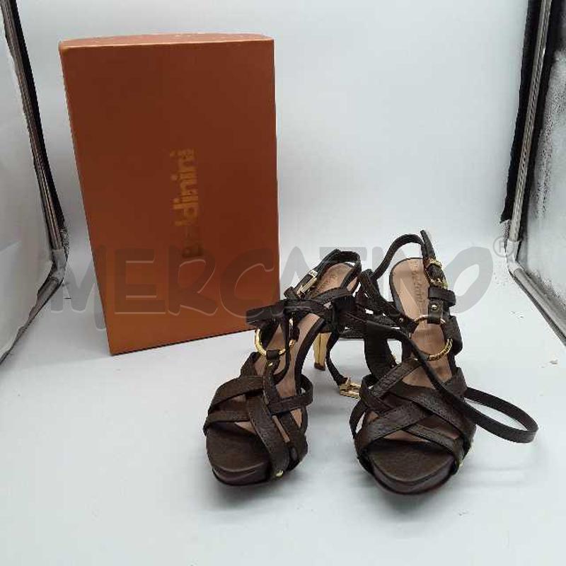 SCARPE DONNA BALDINI VERDE TACCO DORATO N 38 | Mercatino dell'Usato Montesilvano 1