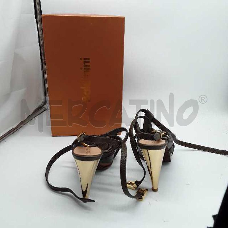 SCARPE DONNA BALDINI VERDE TACCO DORATO N 38 | Mercatino dell'Usato Montesilvano 3