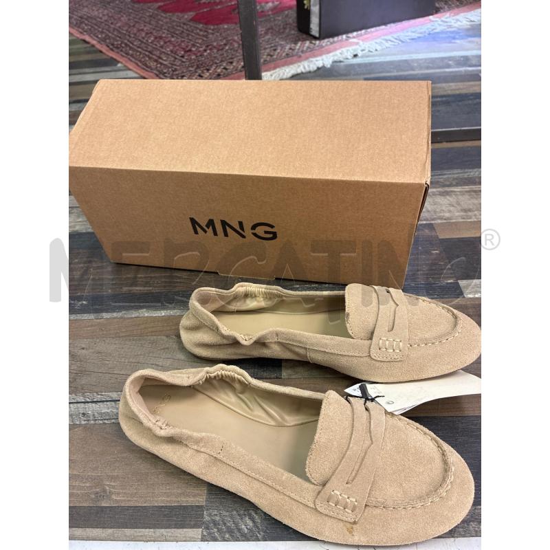 SCARPE DONNA BALLERINE BEIGE SCAMOSCIATE MNG N 36  | Mercatino dell'Usato Montesilvano 1