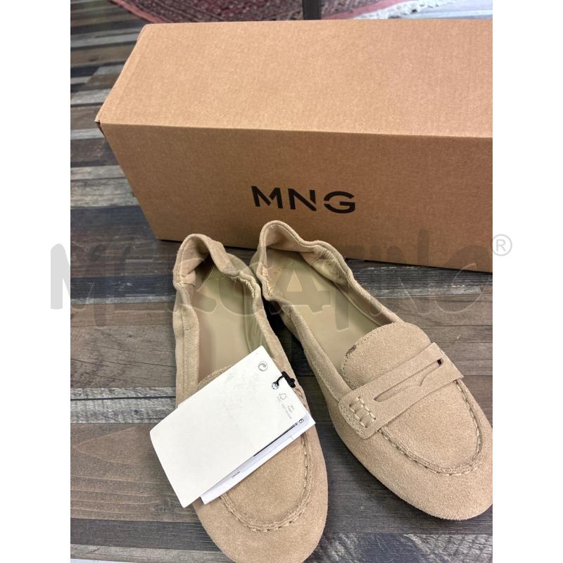 SCARPE DONNA BALLERINE BEIGE SCAMOSCIATE MNG N 36  | Mercatino dell'Usato Montesilvano 2