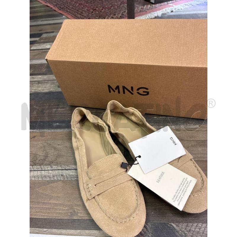 SCARPE DONNA BALLERINE BEIGE SCAMOSCIATE MNG N 36  | Mercatino dell'Usato Montesilvano 3