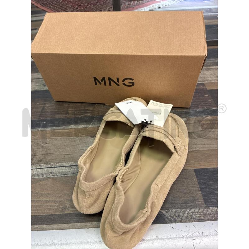 SCARPE DONNA BALLERINE BEIGE SCAMOSCIATE MNG N 36  | Mercatino dell'Usato Montesilvano 4