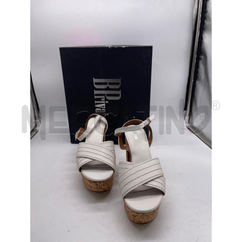 SCARPE DONNA BP PRIVATE BIANCHE TACCO SUGHERO | Mercatino dell'Usato Montesilvano 2